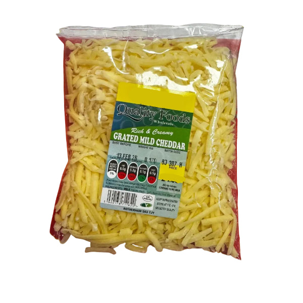 Grated Mild Cheddar (Quality Foods)