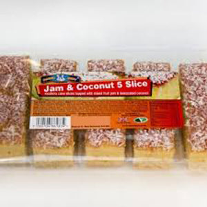Jam & Coconut Slices 5's