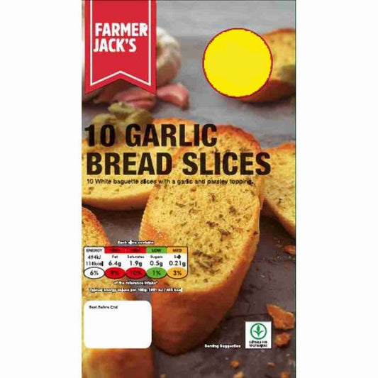 Farmer Jacks 10 garlic bread slices (260g)