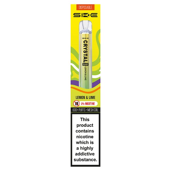 SKE Crystal Bar Lemon & Lime (600)