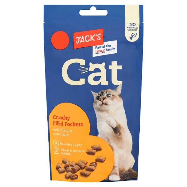 Jack's Cat Pockets with Chicken/Cheese (60g)