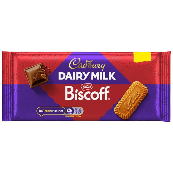 Dairy Milk Biscoff Block Bar (95g)