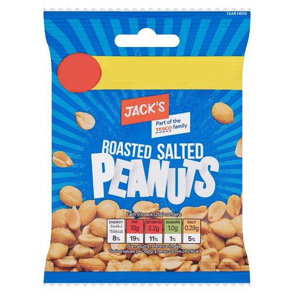Jack's Roasted Salted Peanuts (75g)