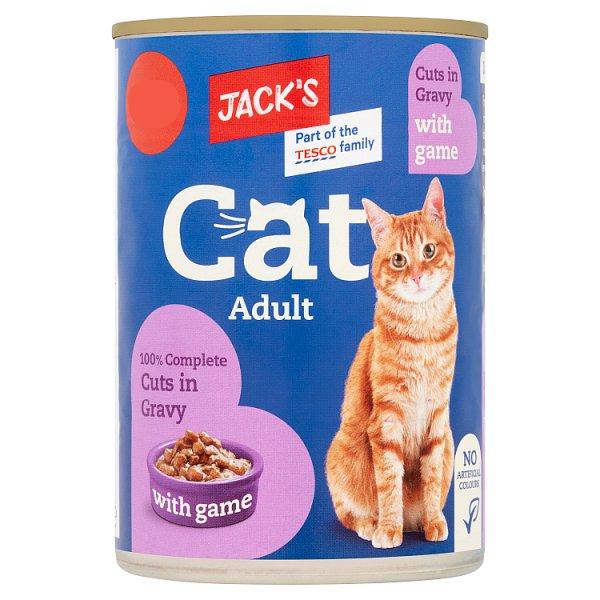 Jack's Cat Cuts in Gravy with Game (415g)
