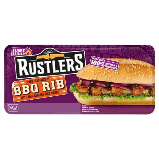 Rustlers 2x Smoky BBQ Rib (157g)