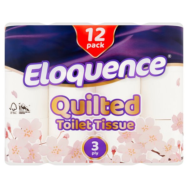 Eloquence Quilted 12pk Tissues