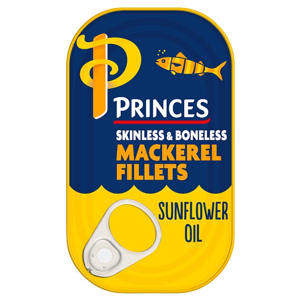 Princes Mackerel Fillets Sunflower Oil (125g)