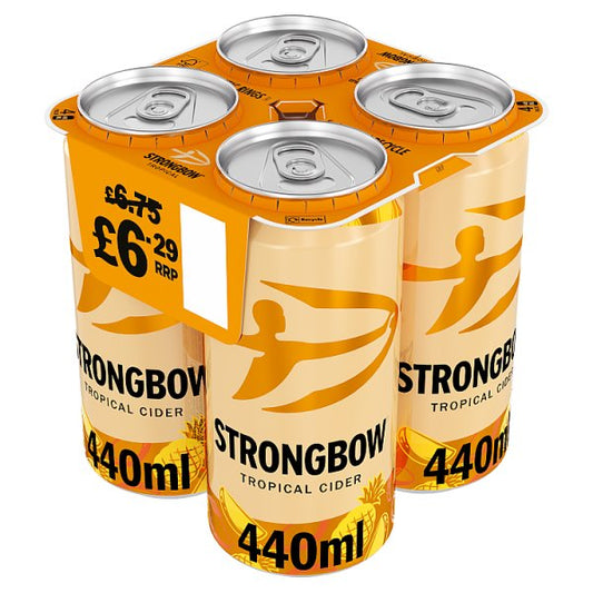 Strongbow Tropical Cider 4pk (440ml)