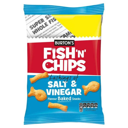 Burtons Fish ‘n’ chips Salt&vinegar (125g)