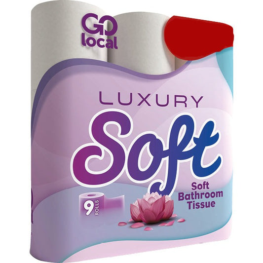 Luxury Soft Bathroom Tissue 9 roll