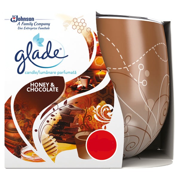 Glade Candle Honey & Chocolate (120g)