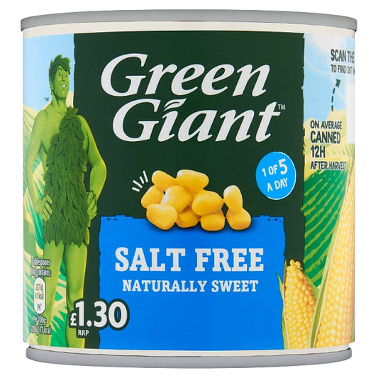 Green Giant Salt Free Sweetcorn (340g)