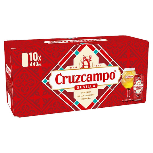 Cruzcampo 10pk Cans (440ml)