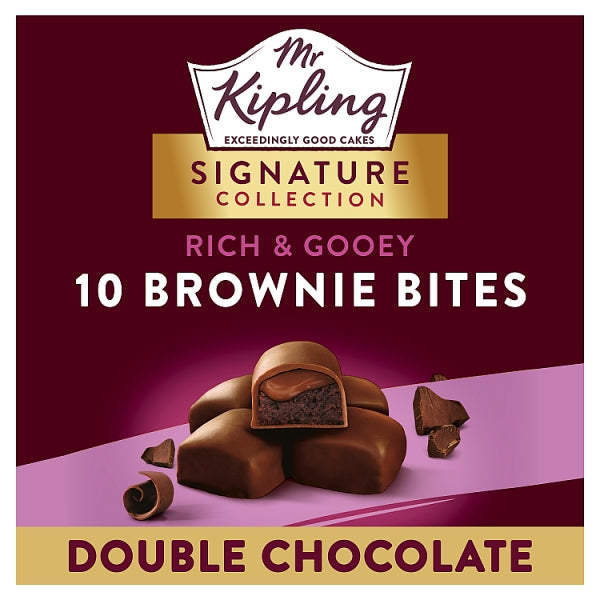 Mr Kipling 10 Double Choc Brownie Bites