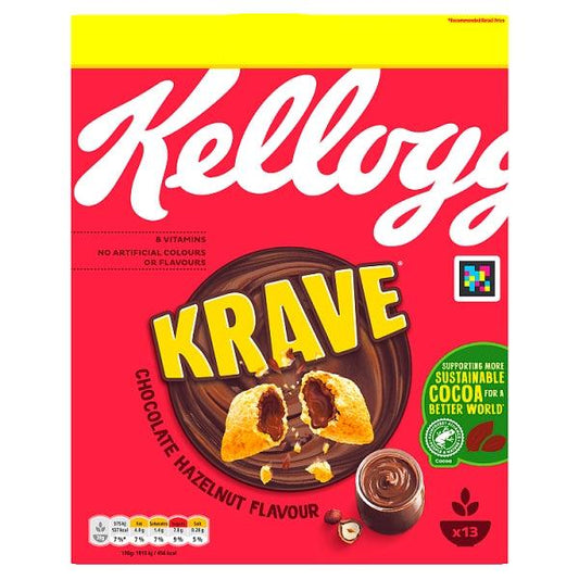 Kelloggs Krave Hazelnut (410g)