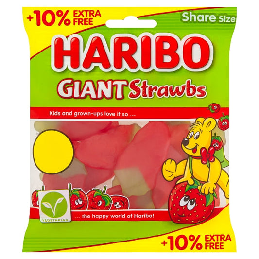 Haribo Giant Strawberry (140g)