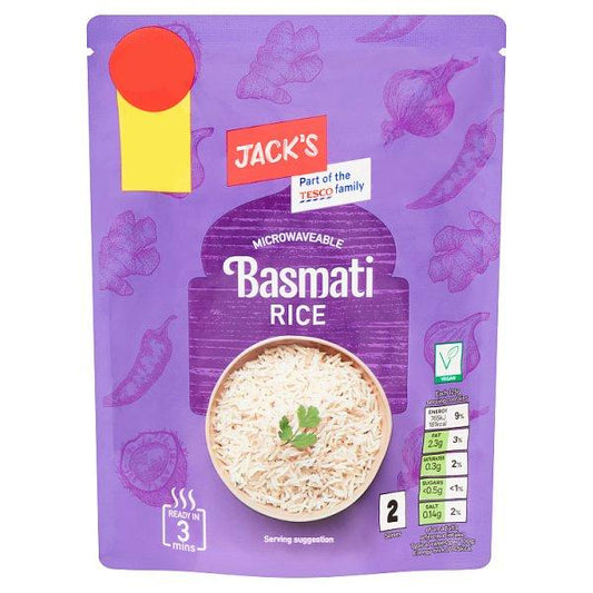 Jack's Microwaveable Basmati Rice (250g)