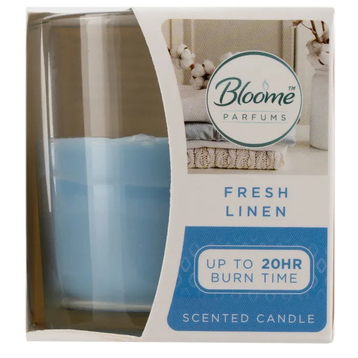 Bloome Fresh Linen Scented Candle