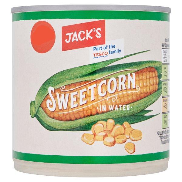 Jack's Sweetcorn in Water (340g)