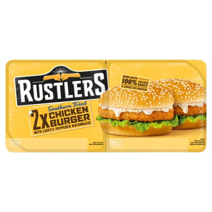 Rustlers 2 Chicken Burgers