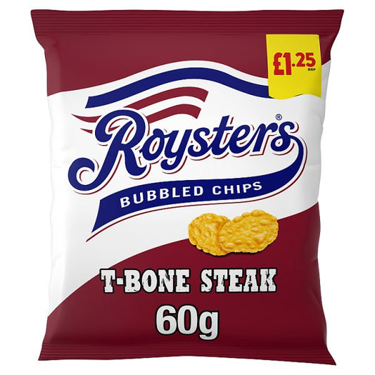 Roysters T-Bone Steak Crisps (60g)