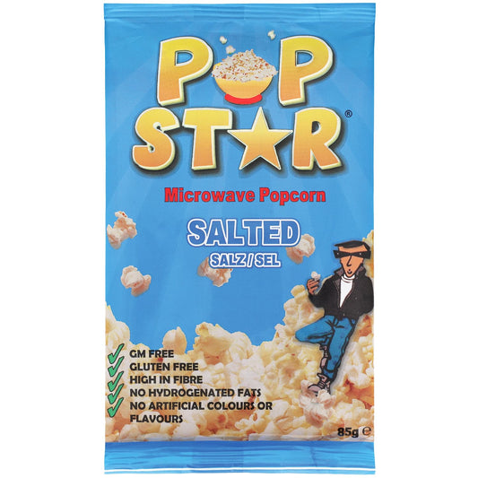 Pop Star Microwave Popcorn Salted (85g)