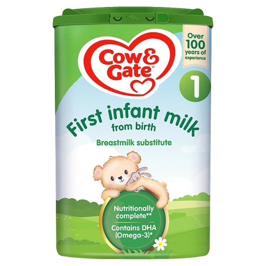 Cow & Gate 1 Baby Milk From Birth (800g)