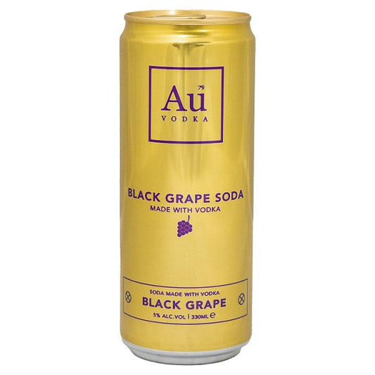 Au Vodka Black Grape Can (330ml)