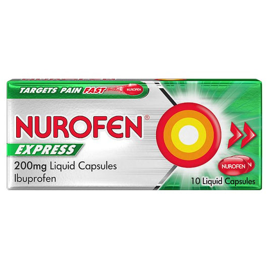 Nurofen Express 200mg Liquid Capsules