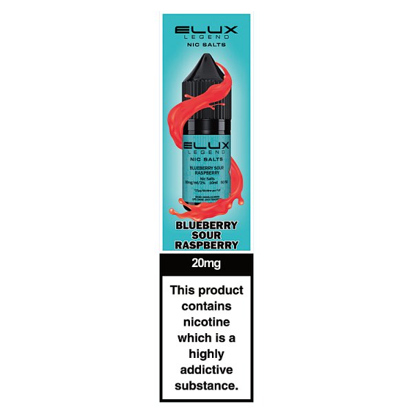 Elux Legend Nic Salts - Blueberry Sour Raspberry (20mg)