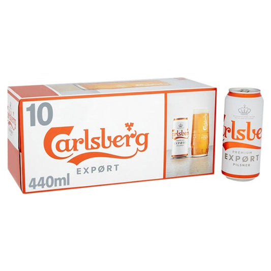 Carlsberg Export Lager 10pk Cans (440ml)