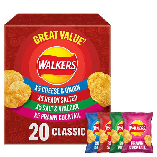 Walkers Classic Variety 20 Box