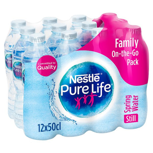 Nestle Pure Life Still Spring Water 12pk (500ml)