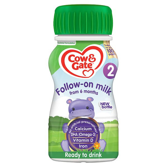 Cow & Gate 2 Follow-On Milk 6m+ (200ml)