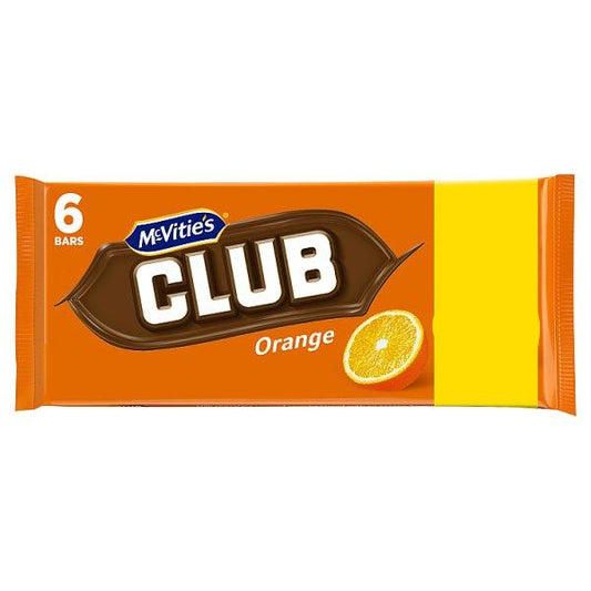 McVitie's Club Orange 6pk (132g)