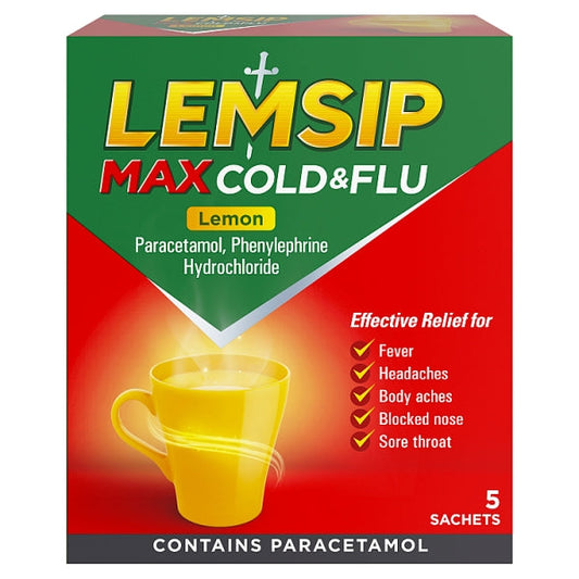 Lemsip Max Lemon Sachets (5)