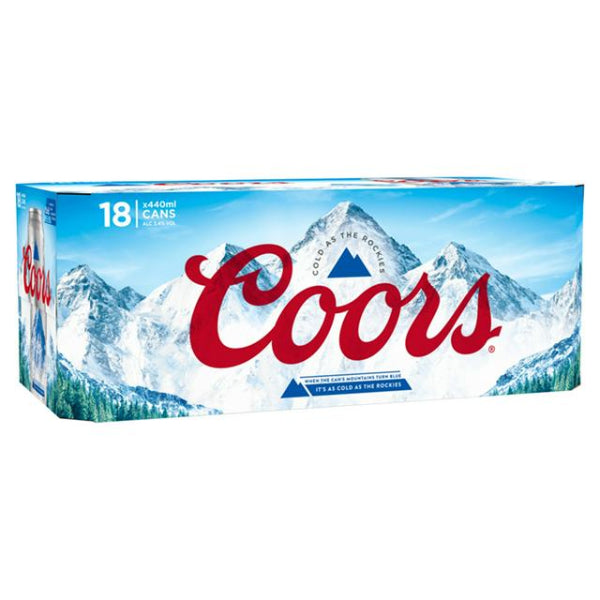 Coors 18pk Cans (440ml)
