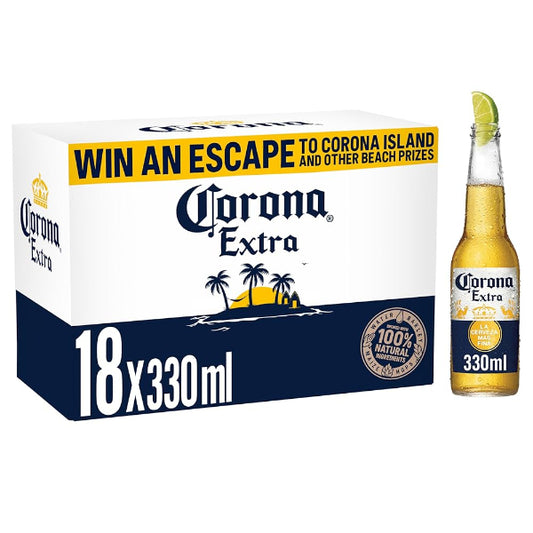 Corona Extra 18pk Bottles (330ml)