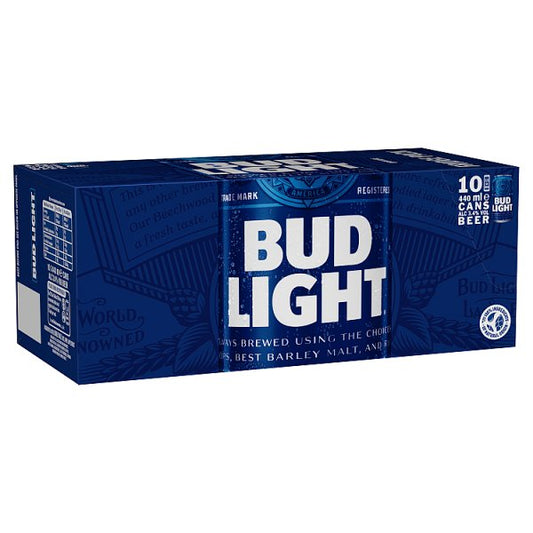 Bud Light 10pk Cans (440ml)