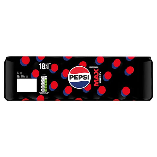 Pepsi Max Cherry 18pk Cans (330ml)