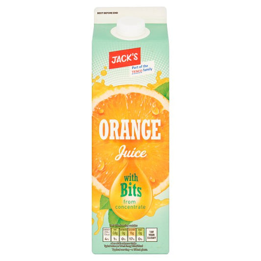 Jack's Orange Juice with Bits (1 Litre)