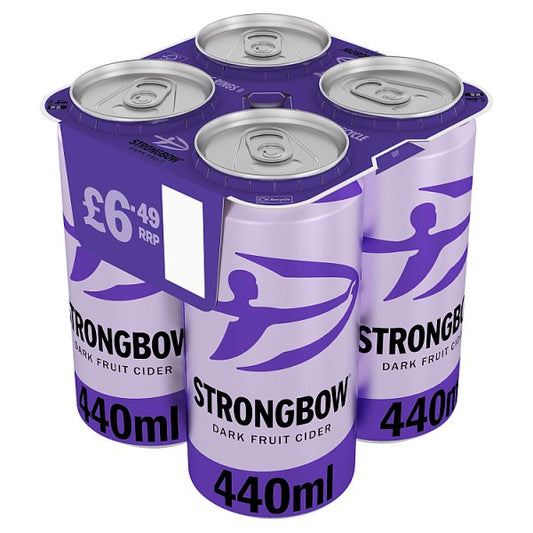 Strongbow Dark Fruit 4pk Cans (440ml)