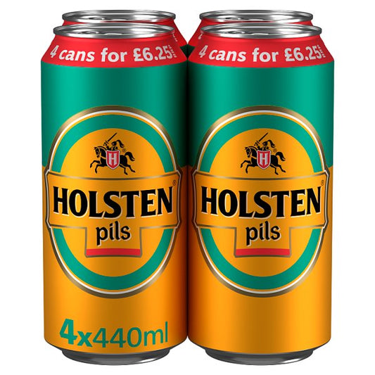 Holsten Pils 4pk Cans (440ml)