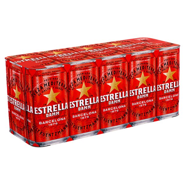 Estrella Damm 10pk Cans