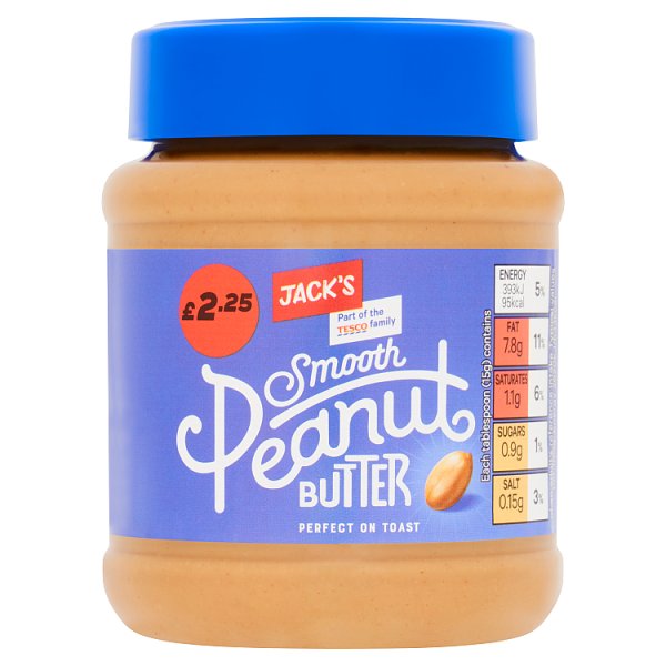 Jack's Smooth Peanut Butter (340g)