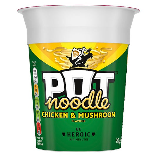 Pot Noodle Chicken & Mushroom (90g)