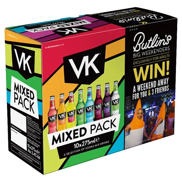 Vk Mixed 10 Pack (275ml)