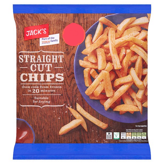 Jack's Straight Cut Chips (750g)