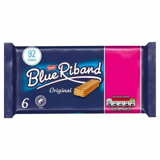 Blue Riband Chocolate Wafer 6pk