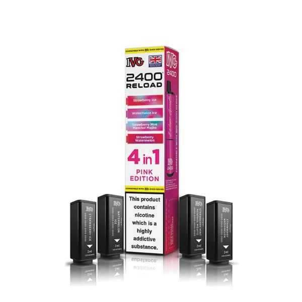 IVG 2400 Reload - Pink Edition 4pk